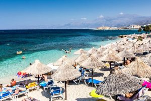 strand, stranden, chersonissos, kreta, griekenland